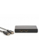 Splitter HDMI DIGITUS do DisplayPort 2-portowy, 4096x2160p 4K UHD 3D, HDCP