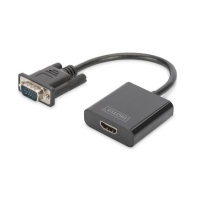 Konwerter audio-video VGA do HDMI 1080p FHD audio 3.5mm MiniJack