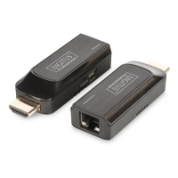 Mini Extender HDMI do 50m po Cat.6/7, 1080p 60Hz FHD, HDCP 1.2, z audio (zestaw)