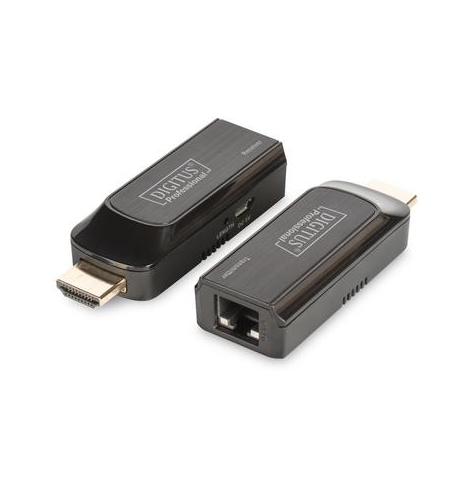 Mini Extender HDMI do 50m po Cat.6/7, 1080p 60Hz FHD, HDCP 1.2, z audio (zestaw)