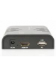 Extender KVM (HDMI+USB) do 120m Cat.5e UTP / IP, 1080p 60Hz FHD, audio (zestaw)