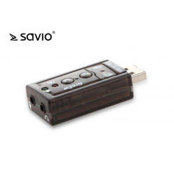 Karta dzwiękowa SAVIO USB 7.1 AK-01