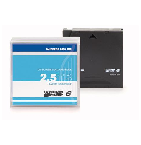 Taśma Tandberg Data Cartridge LTO-6 (Ultrium 6, LTO6) with case