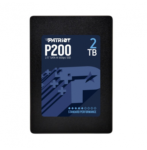 Dysk SSD Patriot 2TB P200 2.5'' SATA III 6Gb/s  R/W 530/460 MB/s