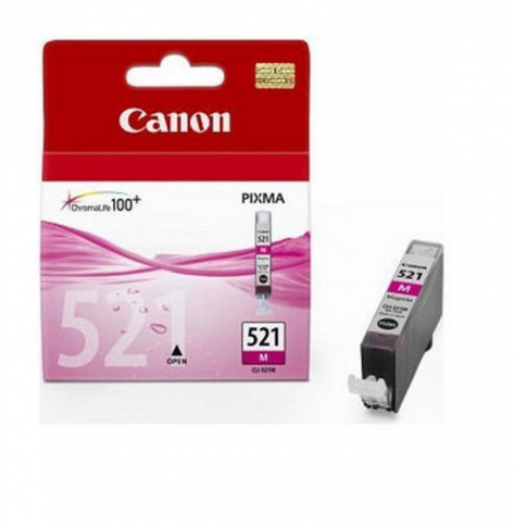 Tusz Canon CLI521M magenta | iP3600/iP4600/MP540/MP620/MP630/MP980