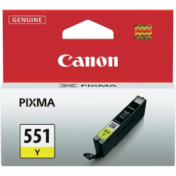Wkład atramentowy Canon CLI551Y yellow | iP7250/MG5450/MG6350
