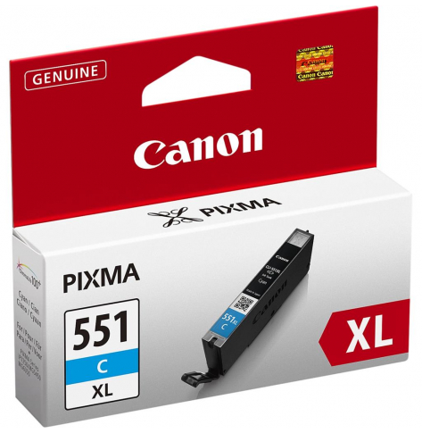 Tusz Canon CLI551C XL cyan | iP7250/MG5450/MG6350