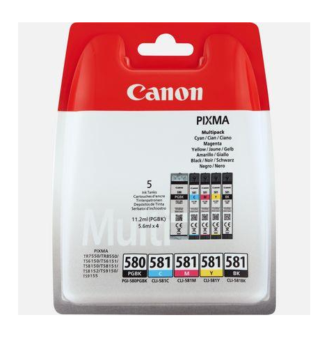 Tusz CANON PGI-580/CLI-581 BK/CMYK MULTI BL SEC