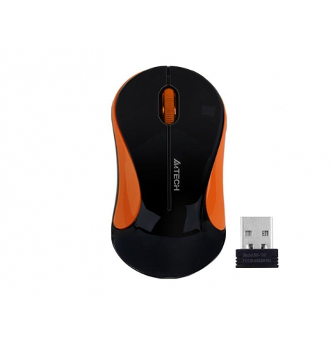 Mysz A4Tech V-TRACK G3-270N-1 (Black+Orange) WRLS