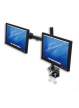 Ramię do monitora LCD Manhattan biurko double przegubowe