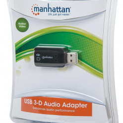 Karta dźwiękowa Manhattan Hi-Speed USB 3-D