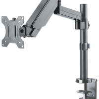 Ramię biurkowe do LED/LCD Manhattan 17''-32'' 8kg VESA sprężyna gazowa regulowane