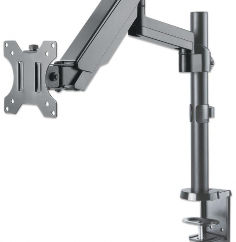 Ramię biurkowe do LED/LCD Manhattan 17''-32'' 8kg VESA sprężyna gazowa regulowane