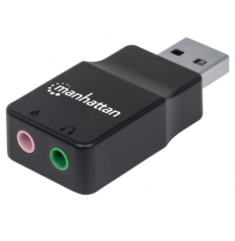 Karta dźwiękowa Manhattan audio stereo 2.1 Hi-Speed USB 2.0 2x Jack 3.5mm