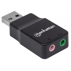 Karta dźwiękowa Manhattan audio stereo 2.1 Hi-Speed USB 2.0 2x Jack 3.5mm