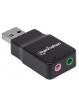 Karta dźwiękowa Manhattan audio stereo 2.1 Hi-Speed USB 2.0 2x Jack 3.5mm