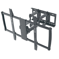Uchwyt TV LCD/LED/PDP Manhattan 60-100'' 80kg VESA pełna regulacja czarn