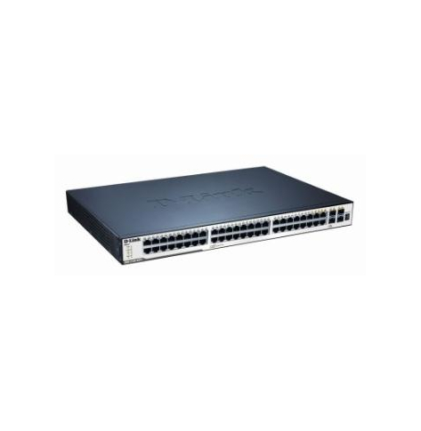 Switch zarządzalny D-Link 48-portów 10/100/1000 PoE Gigabit 4-porty Combo SFP