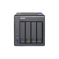 Dysk sieciowy Qnap 4-Bay TurboNAS, SATA 6G, 2-Core 1.7GHz, 2GB RAM, 2x GbE LAN, 3xUSB 3.0
