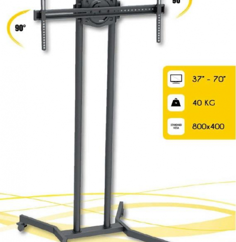 Stojak mobilny do TV LCD/LED/Plazma Techly 37''-70'' VESA, pivot
