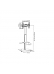 Stojak do TV LCD/LED/Plazma Techly 37''-70'' VESA, pivot, regulowany