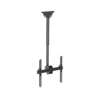 Uchwyt sufitowy do TV LED/LCD/PLAZMA Techly, 32-55'', 50kg, regulowany, VESA