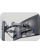 Podwójne ramię biurkowe do monitora LED/LCD Techly 13-27'' 2x10kg regulowane