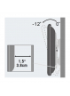 Uchwyt do TV LCD/LED/PDP Techly 32-60'' 80 kg VESA pochylany czarny