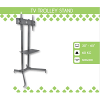 Stojak mobilny do TV LCD/LED/Plazma Techly 30''-65'' 60kg VESA pochylany z półką