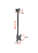 Uchwyt sufitowy do TV LED/LCD Techly 23-42'' 50kg regulowany VESA