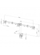 Potrójne ramię biurkowe do LED/LCD Techly 13''-24'' VESA 3x10 kg regulowane