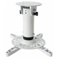 Uchwyt do projektora Techly sufitowy 20 cm, 15 kg, biały