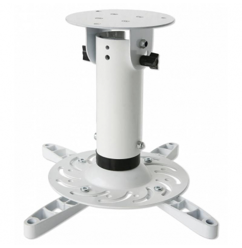 Uchwyt do projektora Techly sufitowy 20 cm, 15 kg, biały