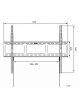 Uchwyt do TV LCD/LED/PDP Techly 42-80'' 60 kg VESA slim czarny
