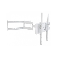 Uchwyt do TV LCD/LED/PDP Techly 23-55'' 50kg VESA pełna regulacja biały
