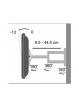 Uchwyt do TV LCD/LED/PDP Techly dwuprzegubowy 19-37'' 25 kg VESA biały