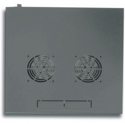 Szafa serwerowa TechlyPro ECO 19'' 6U 320 mm szklane drzwi zmontowana czarna