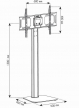Stojak do TV LCD/LED/Plazma Techly 32''-70'' 50kg VESA regulowany