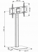 Techly Stojak podłogowy do TV LCD/LED/Plazma 32''-70'' 50kg VESA regulowany