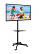 Techly Stojak mobilny do TV LCD/LED/Plazma 23''-55'' 25kg VESA pochylany z półką