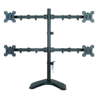 Ramię biurkowe na cztery monitory LED/LCD 13-27'' VESA 4x10 kg regulowane