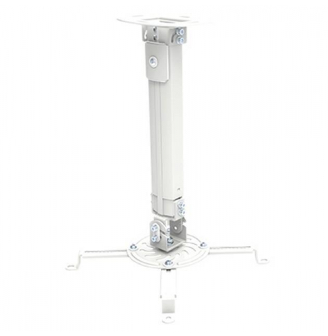 Uniwersalny uchwyt sufitowy do projektora Techly 38-58 cm 13.5 kg srebrny