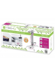 Uniwersalny uchwyt sufitowy do projektora Techly 38-58 cm 13.5 kg srebrny