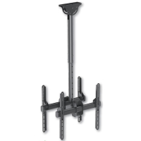 Podwójny uchwyt sufitowy Techly 2x TV LED/LCD/PDP 32-55'' 90kg regulowany