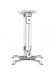 Uniwersalny uchwyt sufitowy do projektora Techly 54-90 cm 13.5 kg srebrny