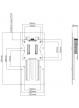 Adapter Techly do monitora LED/LCD 13-27" VESA 75x75 8kg srebrny