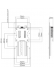 Techly Adapter wysokości z VESA 75x75 do monitora 13-27" LED/LCD 8kg srebrny