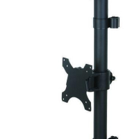 Podwójne ramię biurkowe do LED/LCD Techly 13-27'' 2x10kg pionowe regulowane