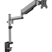 Ramię biurkowe LED/LCD Techly 17''-32'' 8kg VESA sprężyna gazowa regulowane
