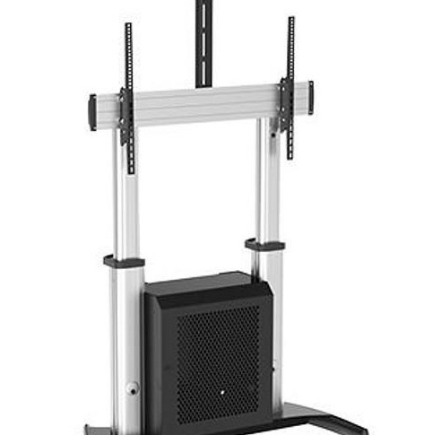 Stojak mobilny do dużych TV LCD/LED/PDP Techly 60''-100'' 100kg VESA z szafką AV